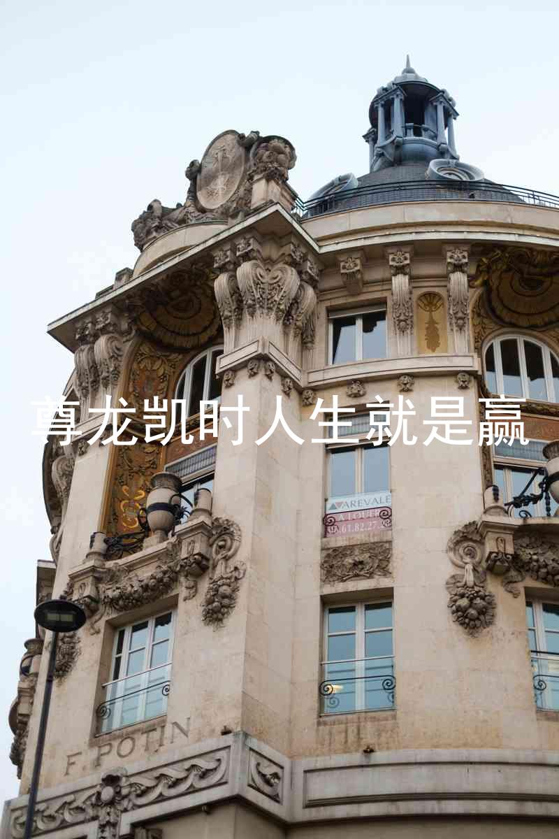 尊龙凯时人生就是赢